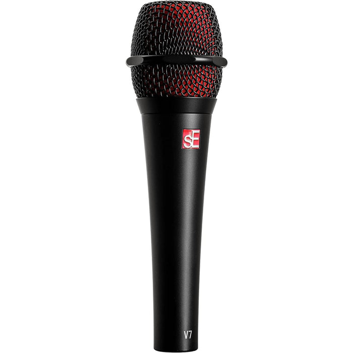 SE ELECTRONICS V7 Supercardioid Dynamic Handheld Microphone, Black