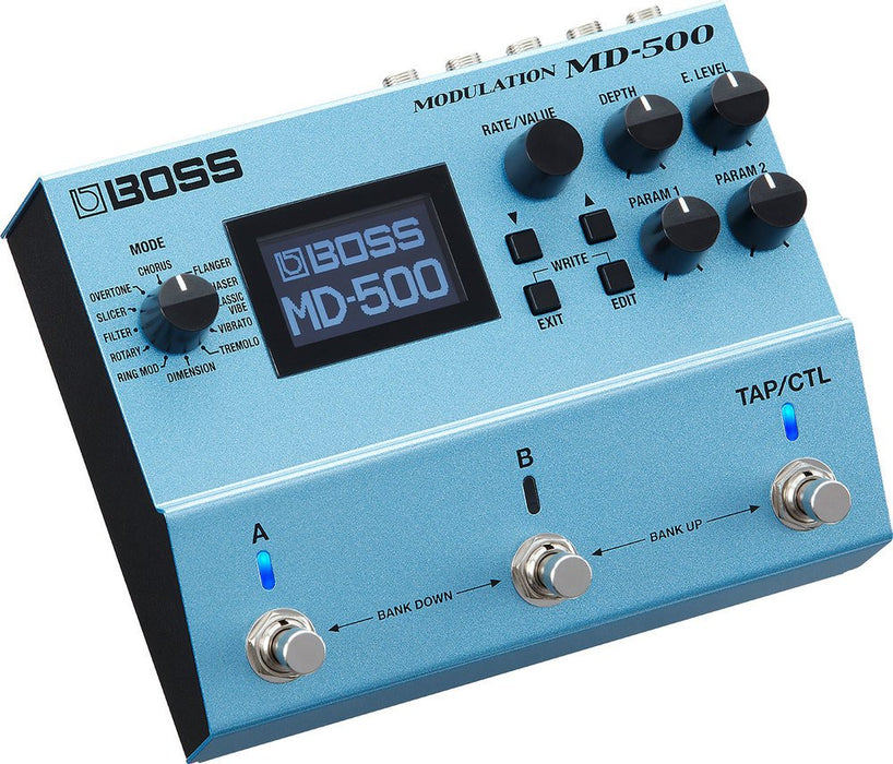 BOSS MD-500 Modulation Guitar Pedal - 12 Modes, 28 Types, Studio-Level Sound