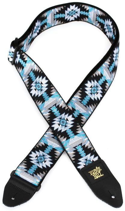Ernie Ball Albuquerque Blue Jacquard Guitar Strap