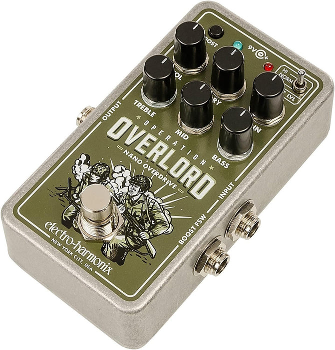 Electro-Harmonix Operation Overlord Allied Overdrive Pedal (OVERLORD)