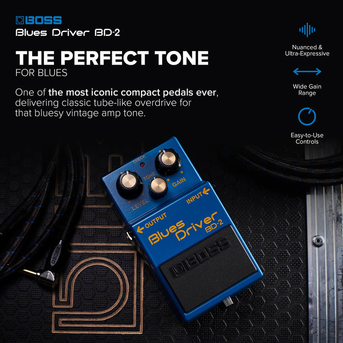 BOSS BD-2 Blues Driver Compact Overdrive Pedal