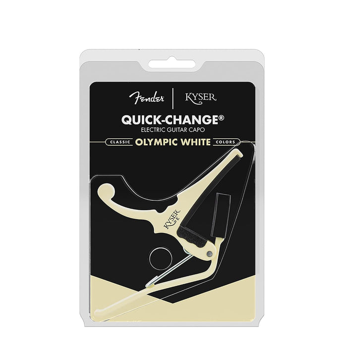 Fender x Kyser Quick-Change Electric Guitar Capo (Olympic White)