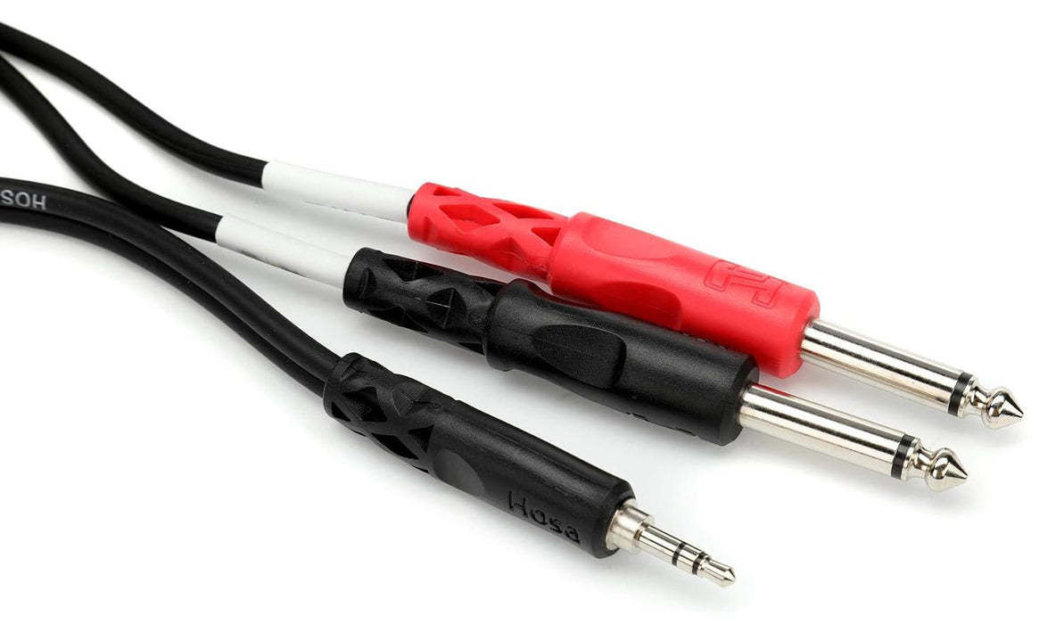 Hosa Stereo Breakout 3.5mm to Dual 1/4 Ts 3ft