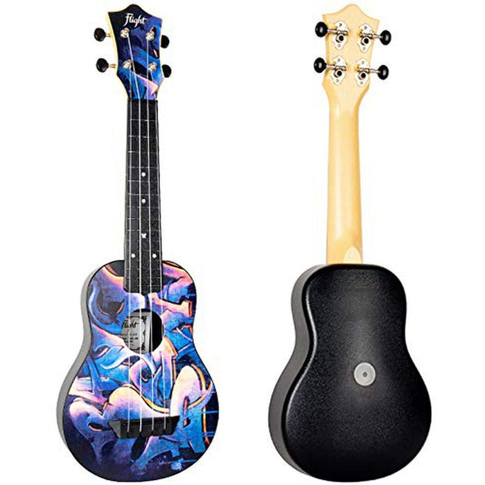 Flight Ukuleles Graffiti Travel Soprano Ukulele (TUS40)