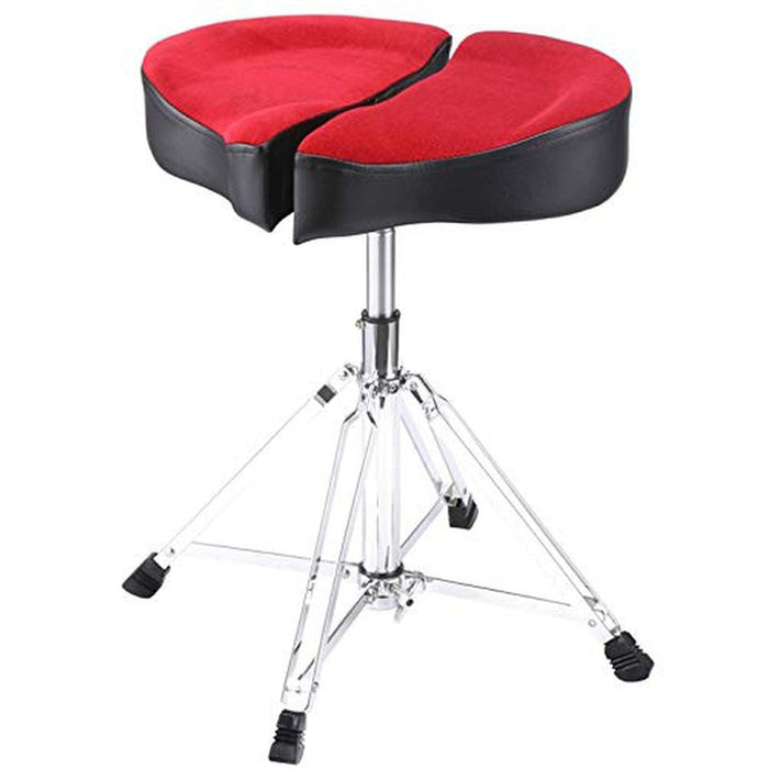 Ahead Red Spinal-G 4-leg Drum Throne with Saddle Seat (ASPG-R)