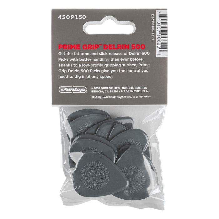 Jim Dunlop 450P1.50 Guitar Picks, 1.50mm (12-Pack)