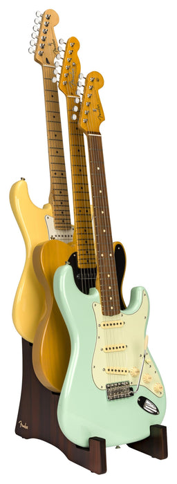 Fender Deluxe Wooden 3-tier Guitar Stand