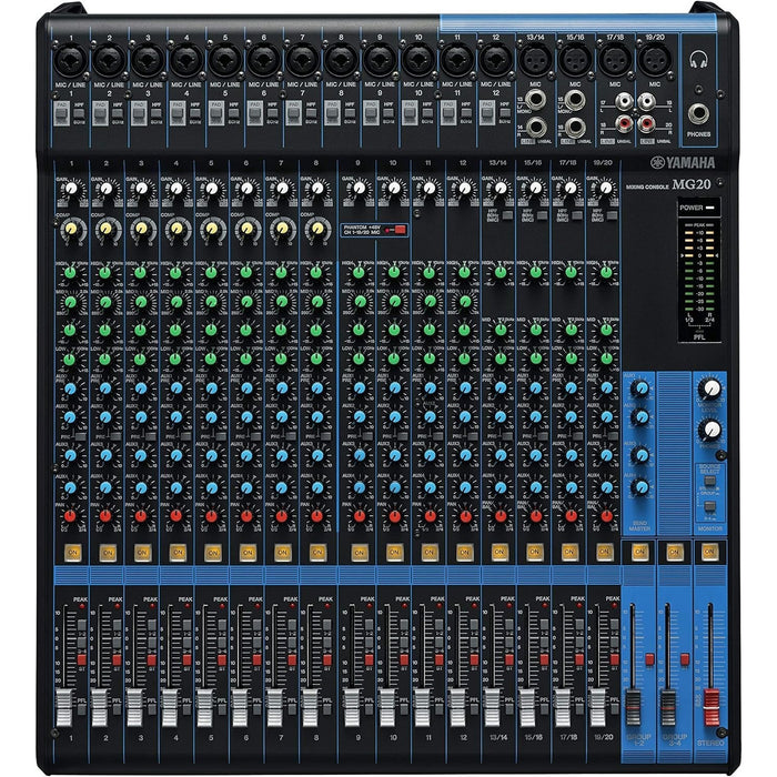 Yamaha 20-channel Analog Mixer with 16 Microphone Preamps (MG20)