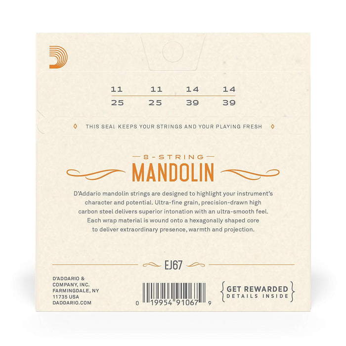 D'Addario EJ67 Nickel Mandolin Strings