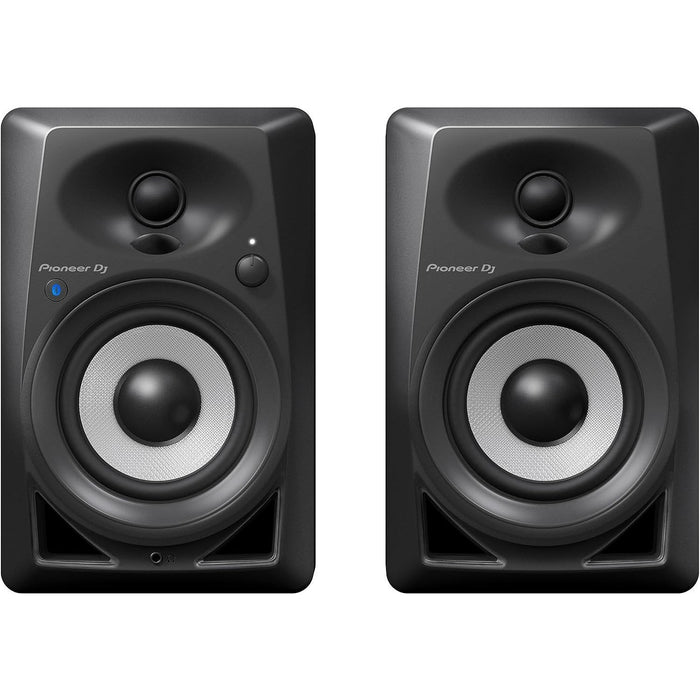 Pioneer DJ Black 4” Desktop Monitor System w/ Bluetooth (DM-40BT)