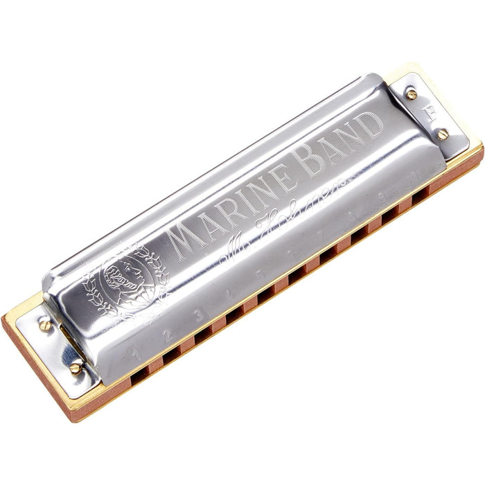 Hohner 1896 Marine Band in F, Chrome