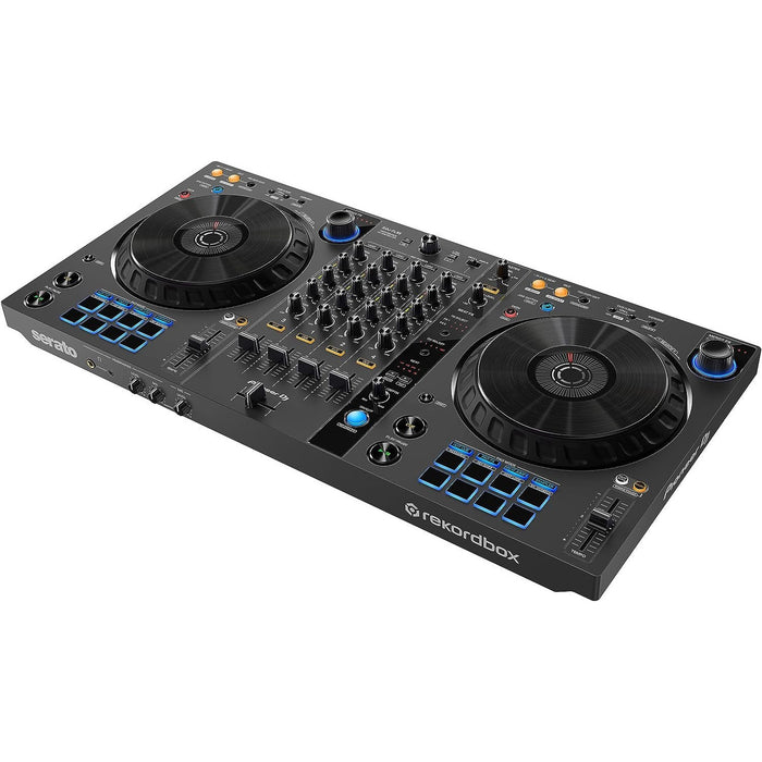 Pioneer DJ 4-Deck Graphite  Rekordbox and Serato DJ Controller (DDJ-FLX6-GT)