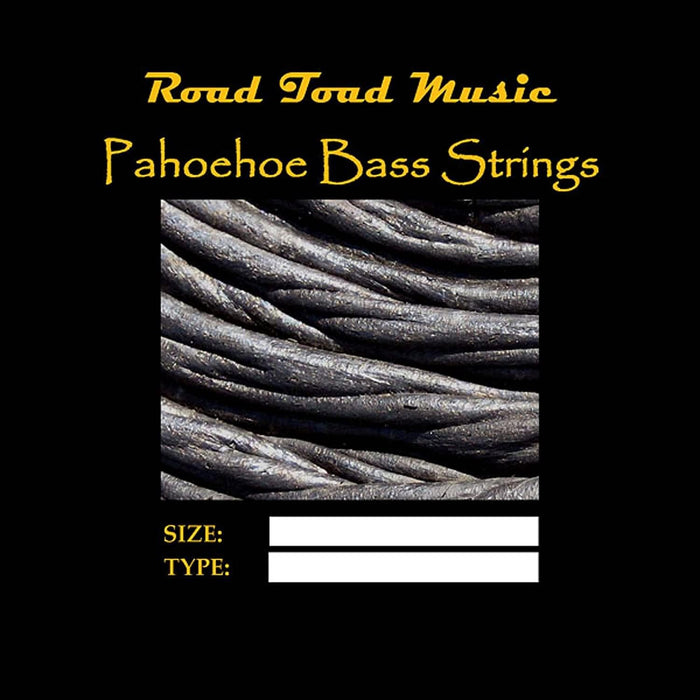 Road Toad Music U-Bass Pahoehoe Strings - Black 4-String (‎RT-BASS-4)