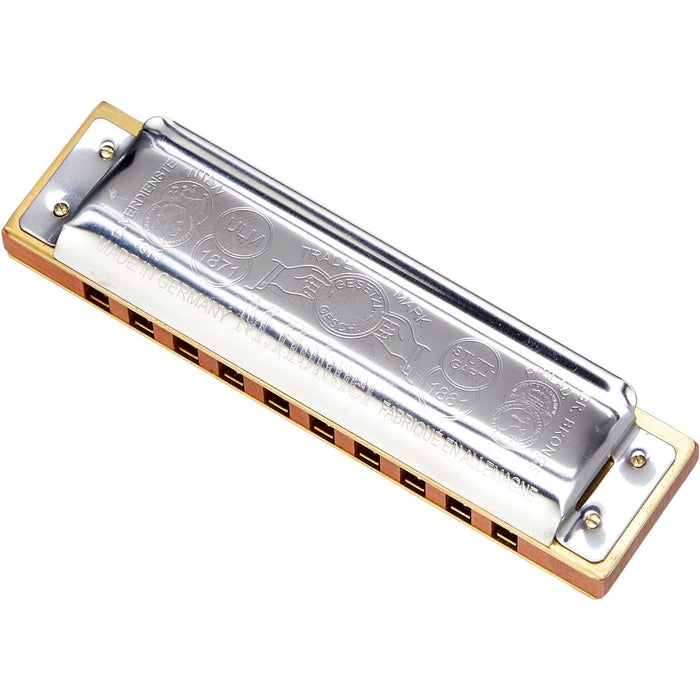 Hohner 1896 Marine Band in F, Chrome