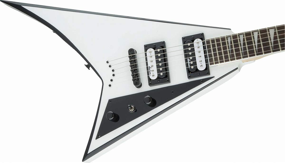 Jackson JS32T Rhoads White w/Black Bevels - Electric Guitar