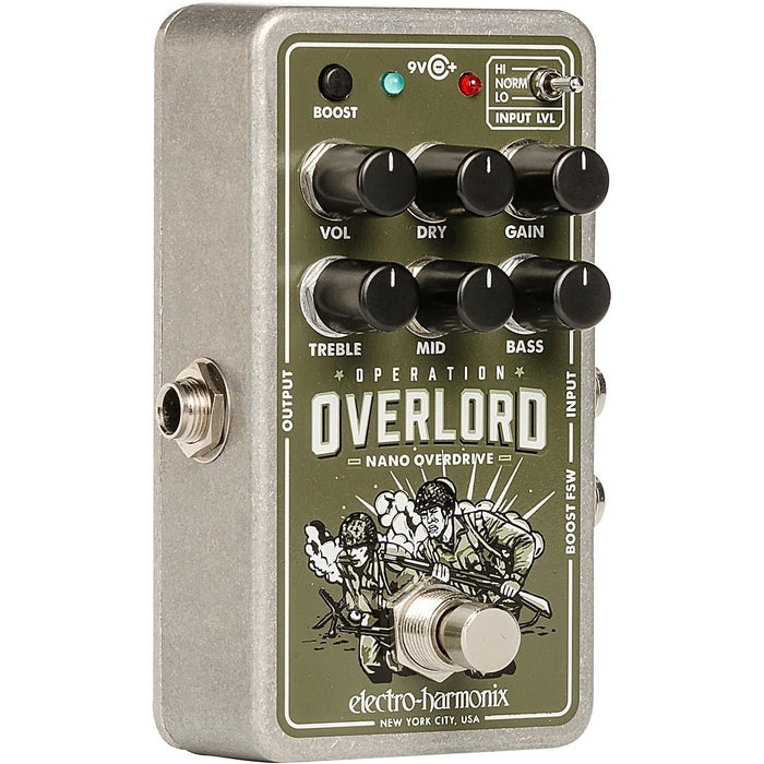 Electro-Harmonix Operation Overlord Allied Overdrive Pedal (OVERLORD)