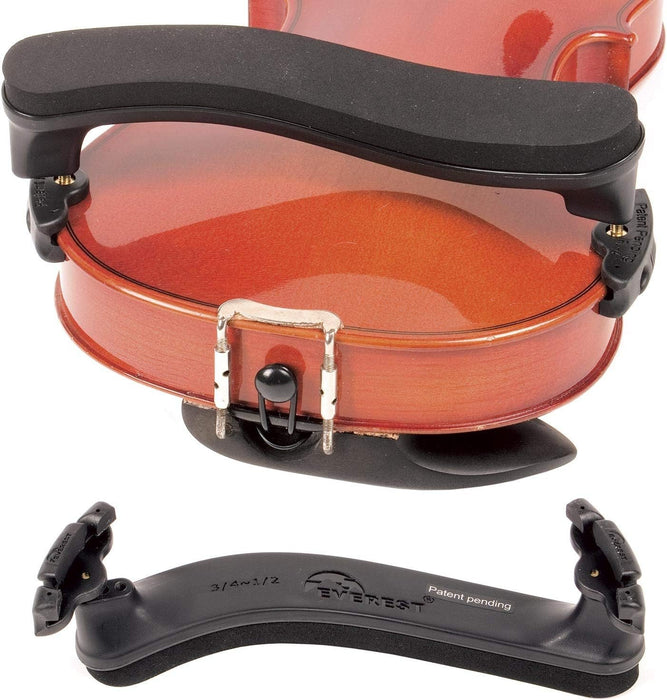 Everest VA100 Violin Shoulder Rest 1/2 (Black) - Shoulde Rest