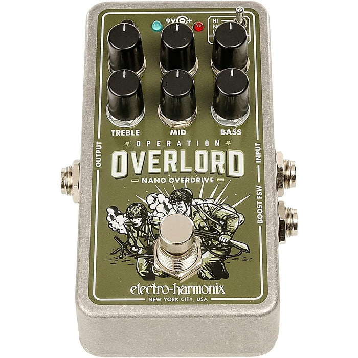 Electro-Harmonix Operation Overlord Allied Overdrive Pedal (OVERLORD)