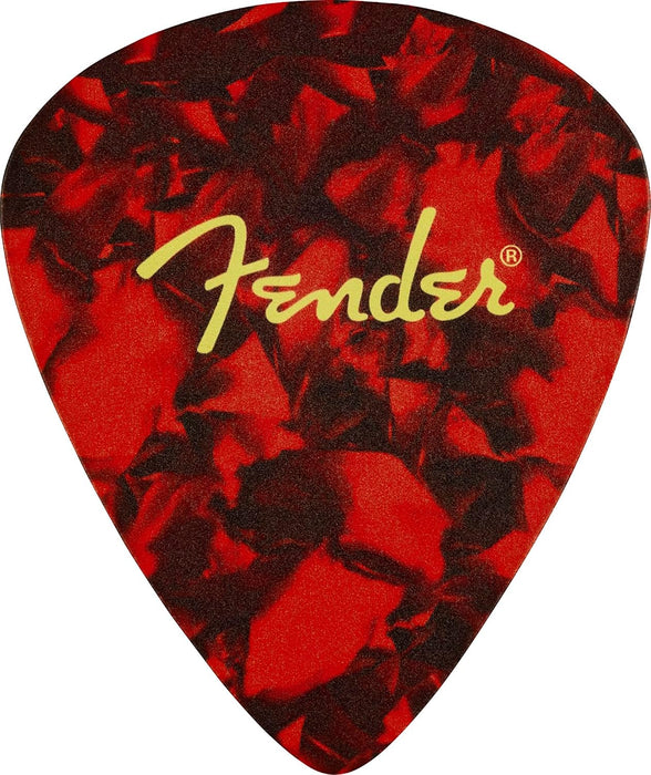 Fender Pick Shaped Leather Coaster Set, 4 Pack, Logo Design, Multi, Gift for Guitar Fans