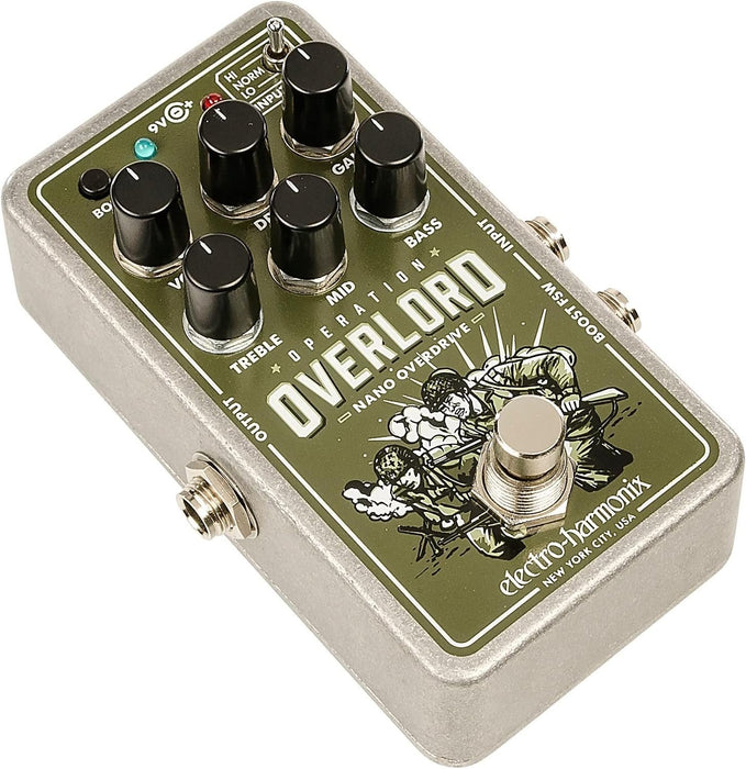 Electro-Harmonix Operation Overlord Allied Overdrive Pedal (OVERLORD)