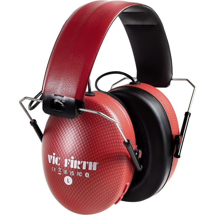 Vic Firth - Bluetooth Isolation Headphones - Red