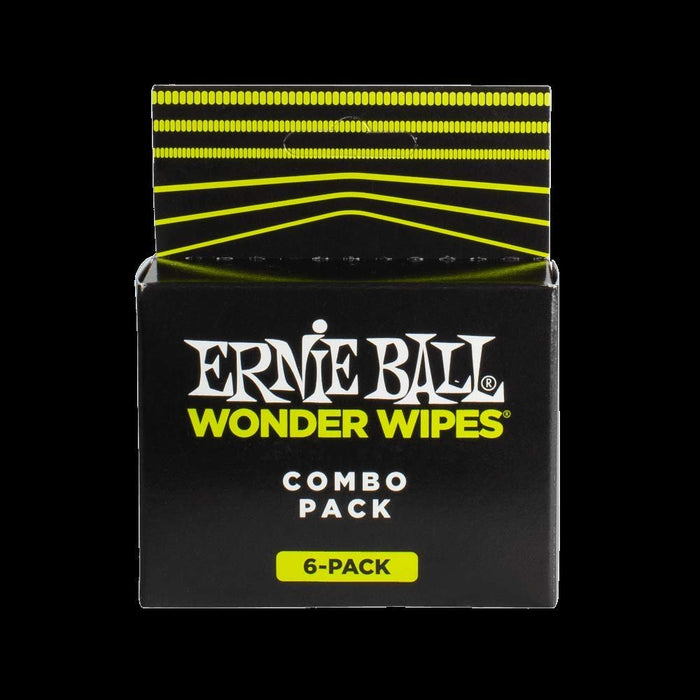 Ernie Ball P04279 Wonder Wipes Multi-pack, 6 Pack