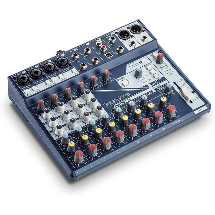 Soundcraft Notepad 12 FX Soundcraft Small-Format Analog Mixing Console with Usb I/O and Lexicon Effects