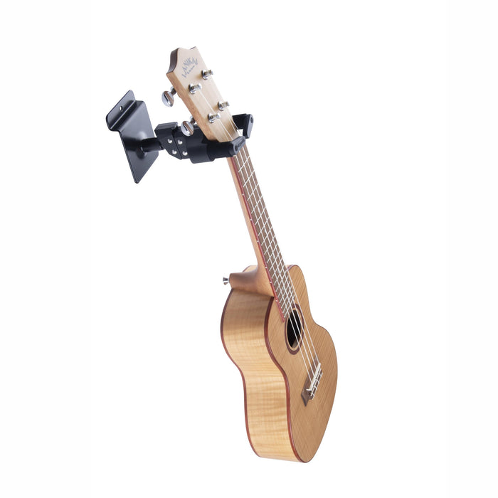 Hercules USP10SB Auto Grip System (AGS) Ukulele Hanger, Slat Wall Mount