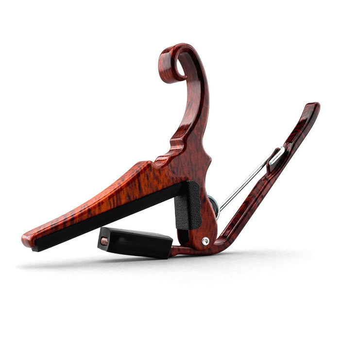Kyser Quick-Change Capo for classical/flamenco guitars, Rosewood, KGCRW