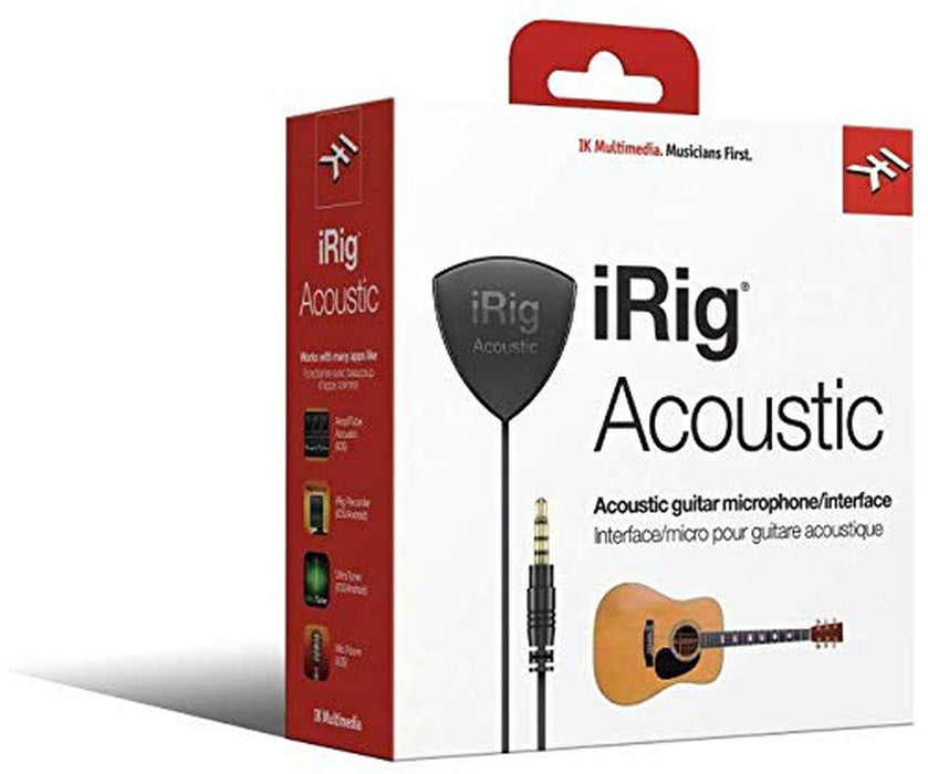 IK Multimedia iRig Acoustic Guitar Microphone/Interface for iOS and Mac