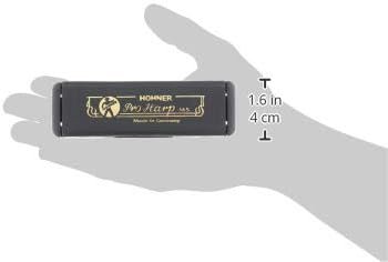 Hohner HH562C Pro Harp Harmonica in C, Black