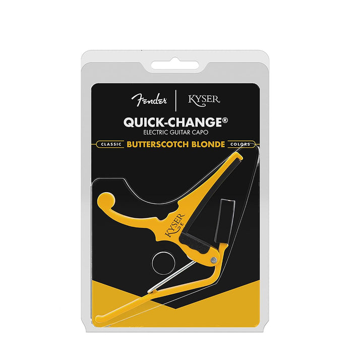 Fender x Kyser Quick-Change Electric Guitar Capo (Butterscotch Blonde)