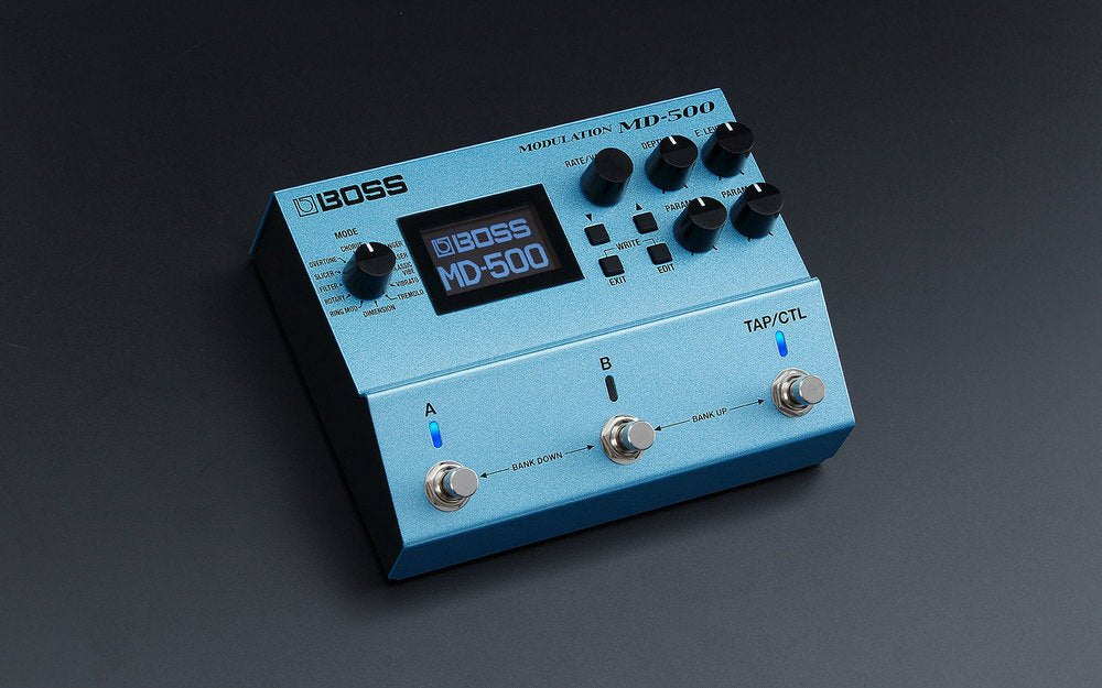 BOSS MD-500 Modulation Guitar Pedal - 12 Modes, 28 Types, Studio-Level Sound