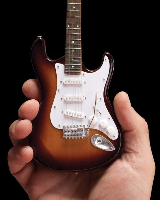 Axe Heaven FS-001 Fender Stratocaster Classic Sunburst Finish Miniature Guitar