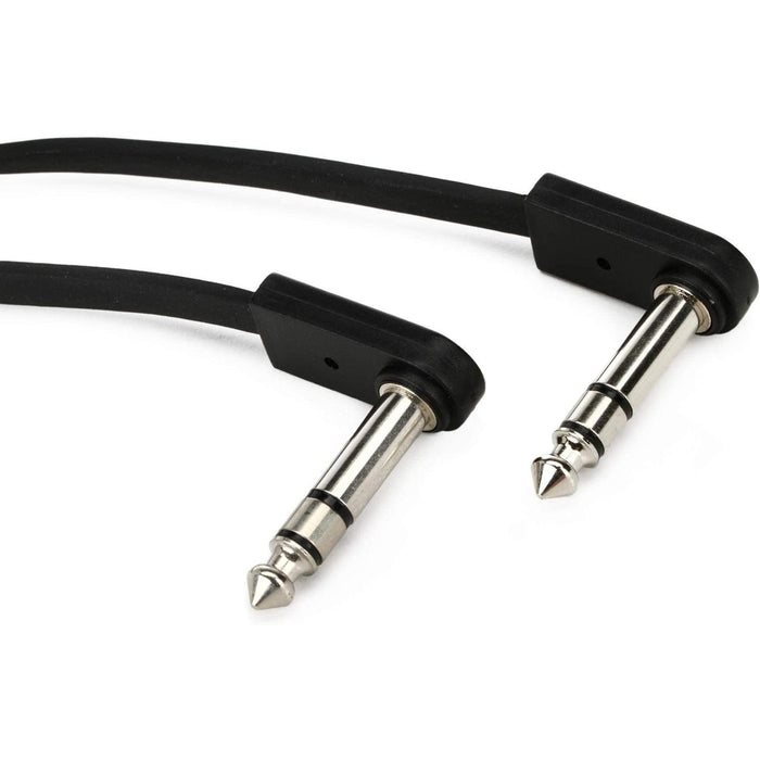 EBS 28cm Deluxe Flat Patch Cable - TRS Stereo (PCF-DLS28)