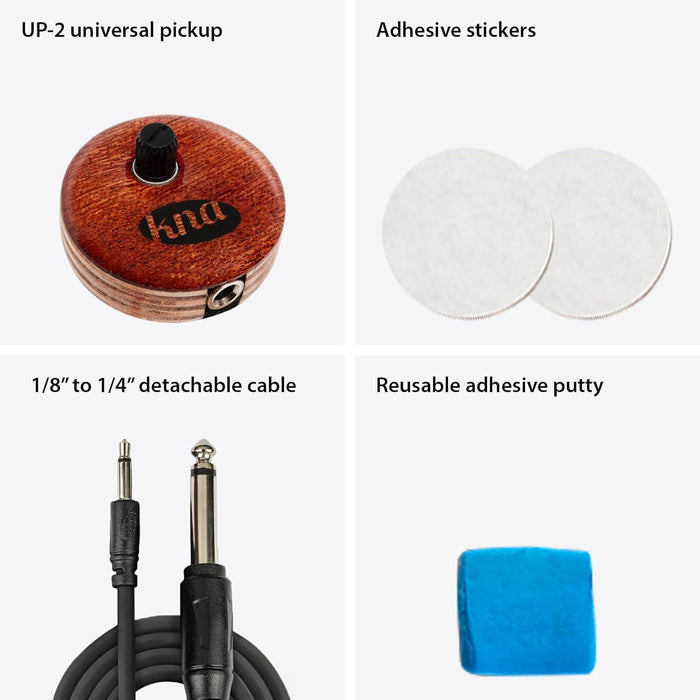 KNA Pickups KNA UP-2 Universal Pickup for Guitar and Other Acoustic Instruments with Volume Control