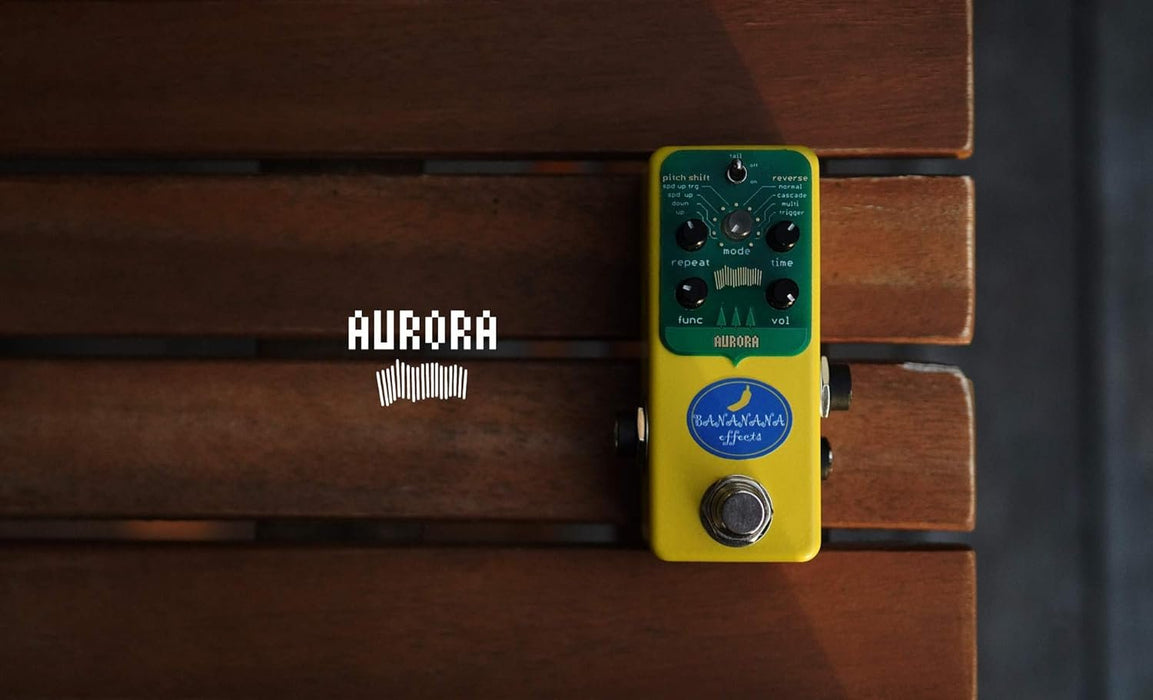 Bananana Effects Pitch Shift Delay Pedal (AURORA)