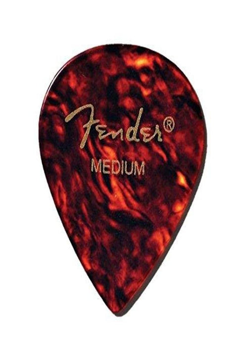 Fender 098-0551-800 551 Shape Picks, 12 Count, Shell, Medium