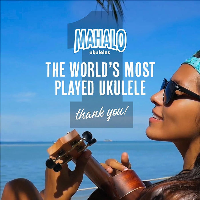 Mahalo Kahiko Soprano Ukulele, Quality Wood Ukulele for Adults, Kids & Beginn...