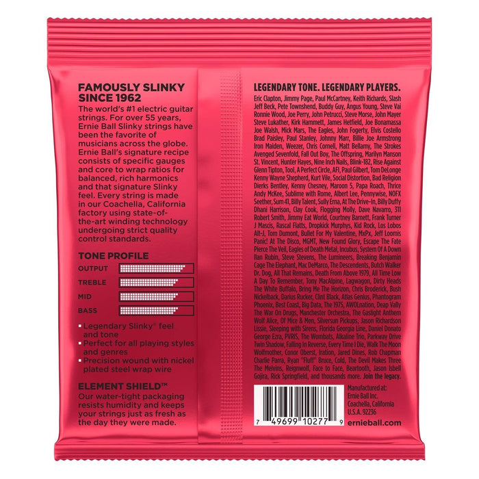 Ernie Ball 2226, 11-52 Burly Slinky Nickel Wound Electric Guitar Strings - 3 ...