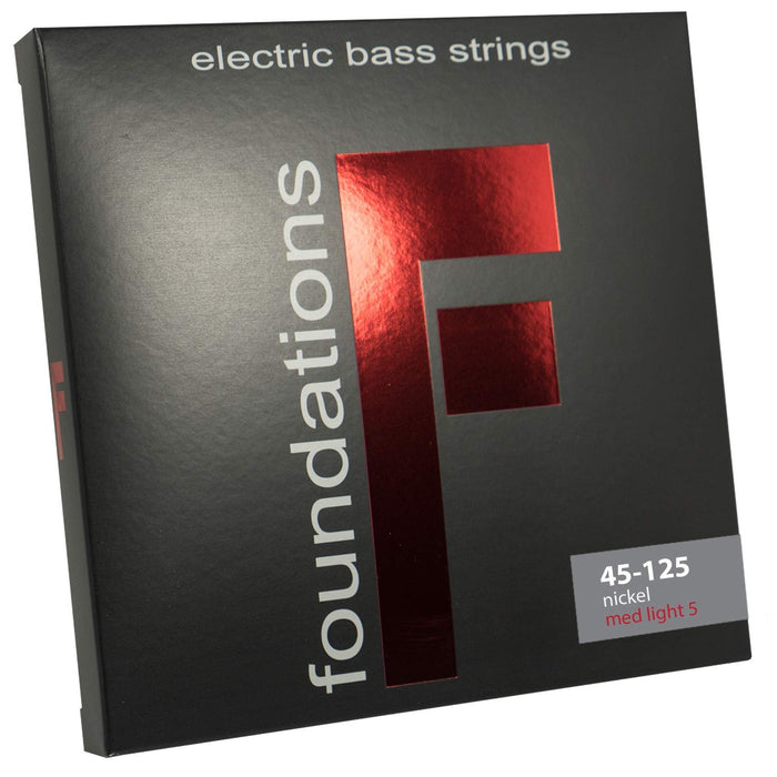 S.I.T. Strings 45-125 Foundations 5 String Bass Nickel Medium Light (FN545125L)