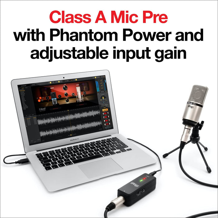 IK Multimedia iRig Pre HD iOS Microphone Preamp & Interface