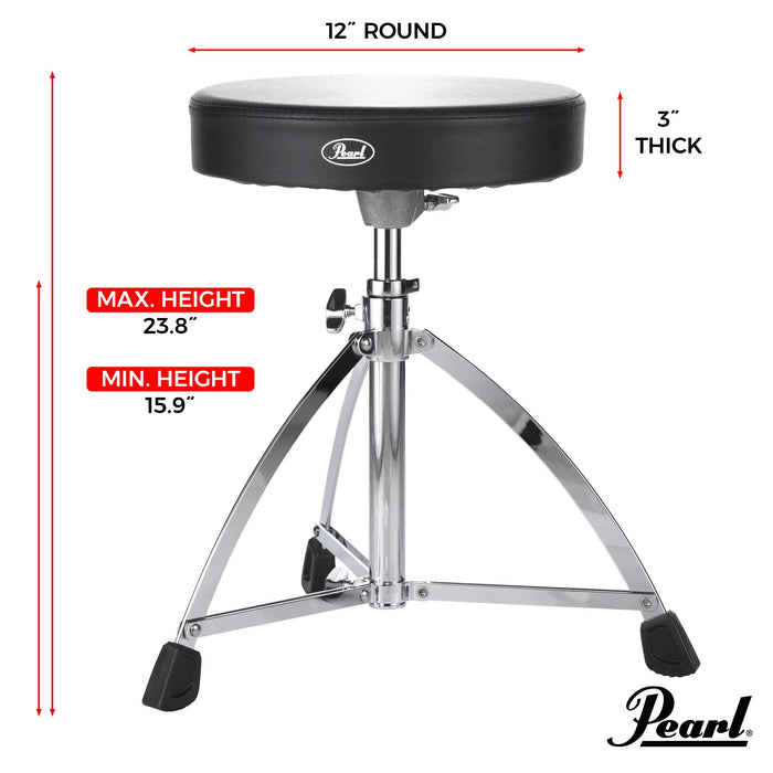 Pearl D730S Low Height Drum Throne