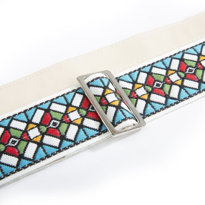 D’Andrea Ace Vintage Reissue Guitar Strap – Stained Glass (ACE-3)