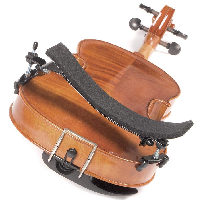 Bonmusica - 4/4 Full size, adjustable, violin shoulder rest in metal