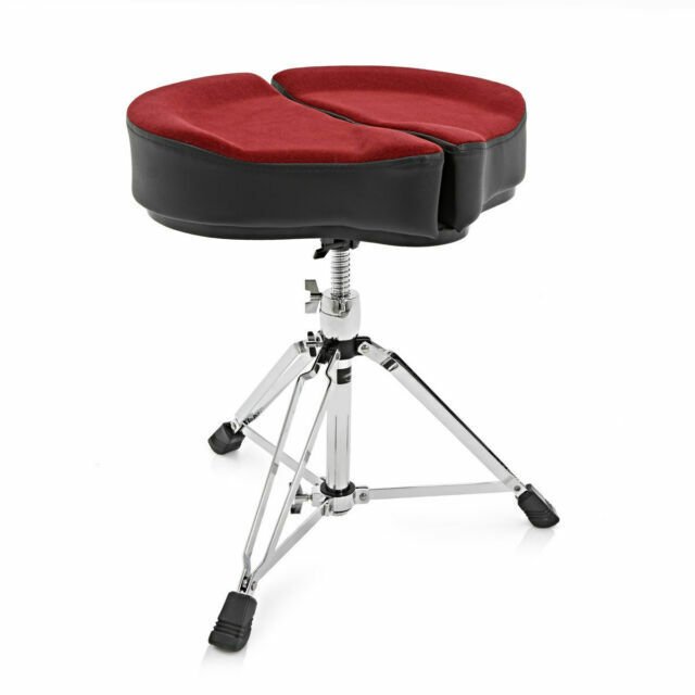 Ahead Red Spinal-G 4-leg Drum Throne with Saddle Seat (ASPG-R)