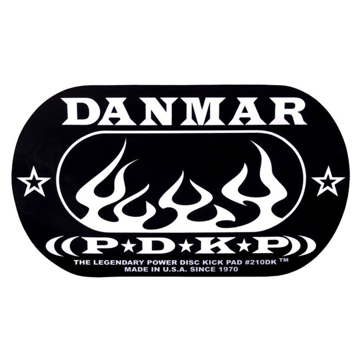 Danmar Double Kick Bass Drum Impact Pad - Flame (210DKF)