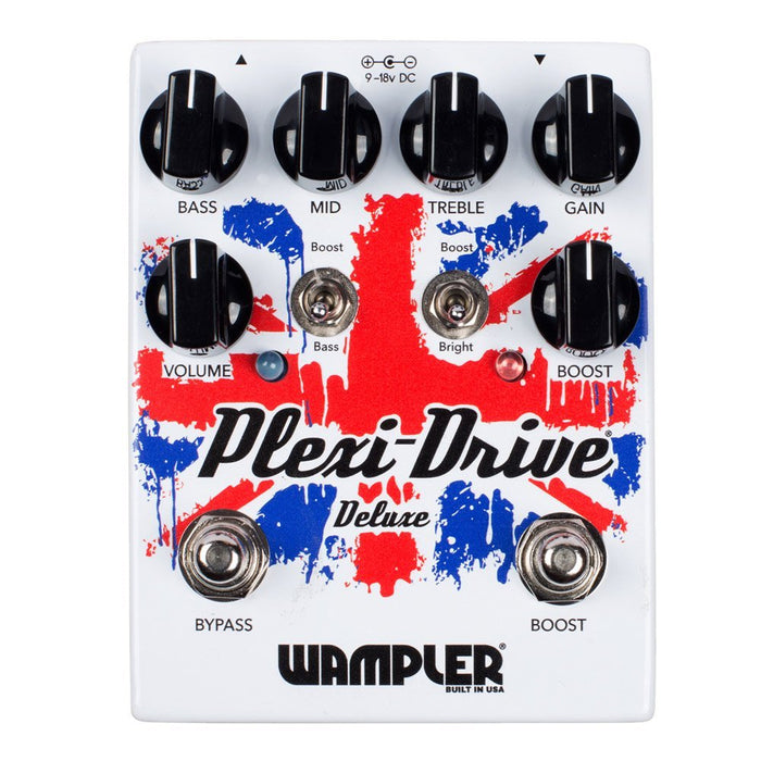 Wampler Pedals Plexi-Drive Deluxe V2 Distortion/Overdrive Effects Pedal