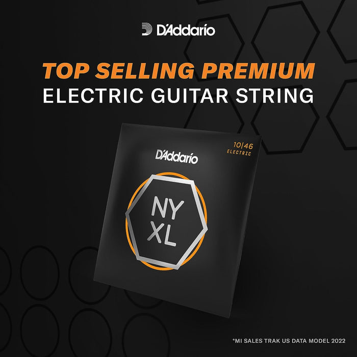 D'Addario NYXL Nickel Wound Electric Guitar Strings 9-42 (NYXL0942)