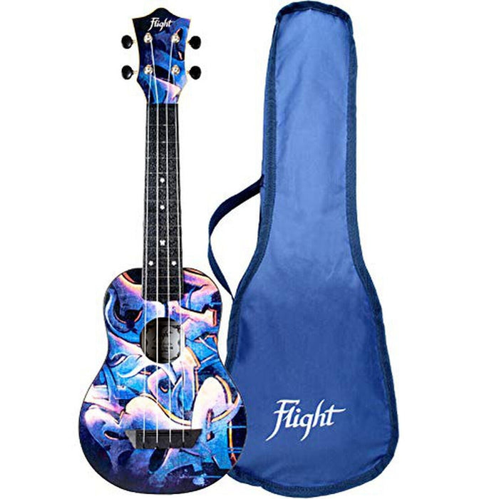 Flight Ukuleles Graffiti Travel Soprano Ukulele (TUS40)